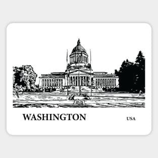 Washington State USA Magnet